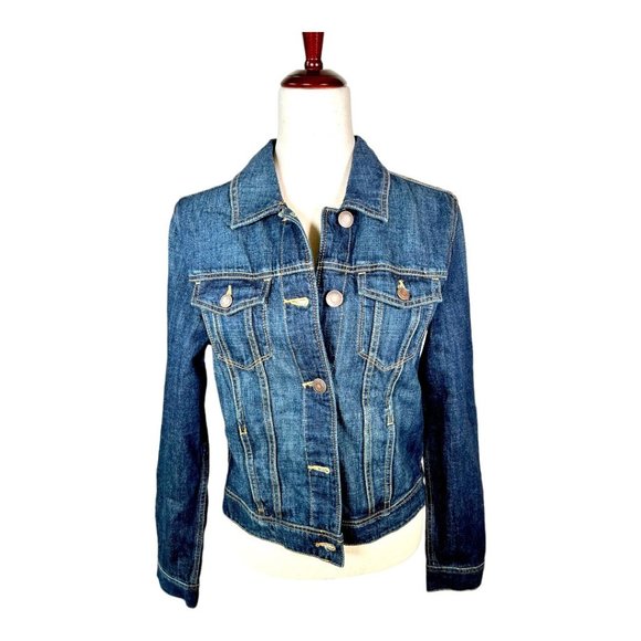 American Eagle Jackets & Blazers - NWT American Eagle Dark Wash Denim Jean Jacket Size Medium